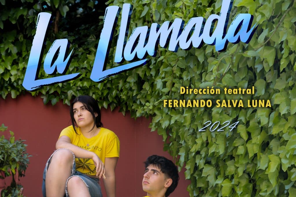 Cartel de la obra "La Llamada", montaje teatral de la Compañía TUCH para el curso 2023-2024