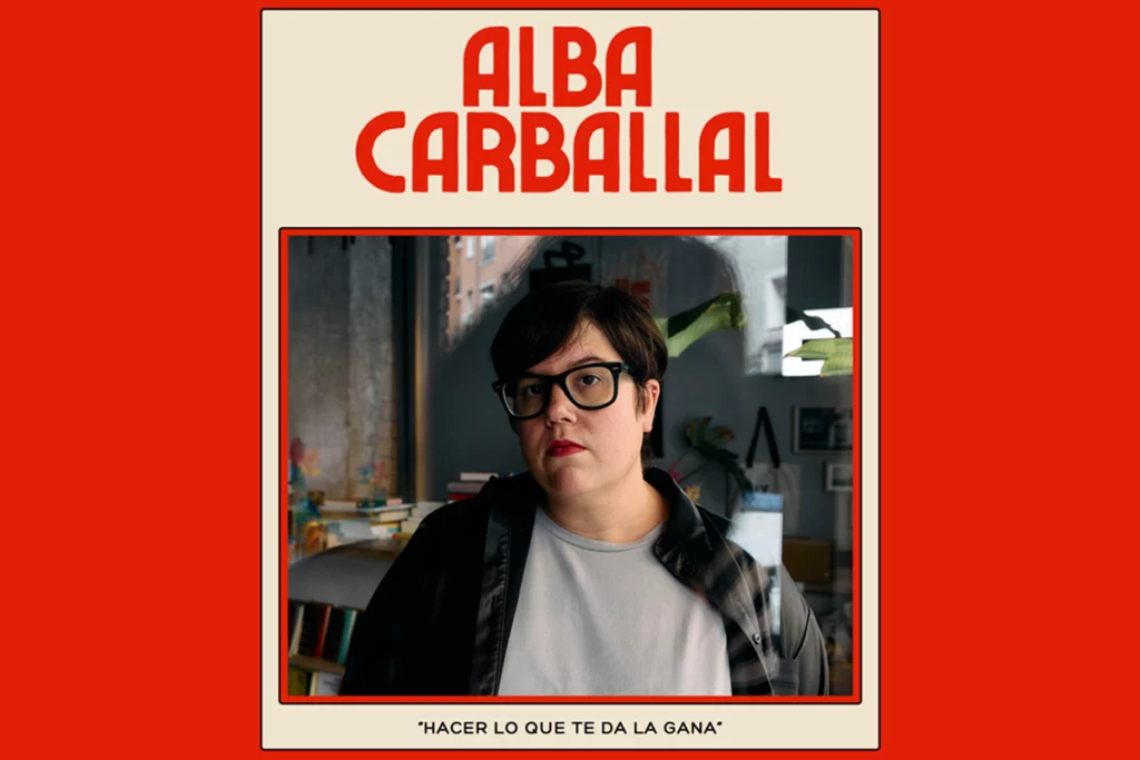 Cartel de la conferencia "Hacer lo que te da la gana" de Alba Carballal